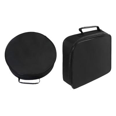 Portable Electric Vehicle Charger Cable Organizer Bag Fire Resistant Oxford Fabric with Large Capacity Black Carry Case