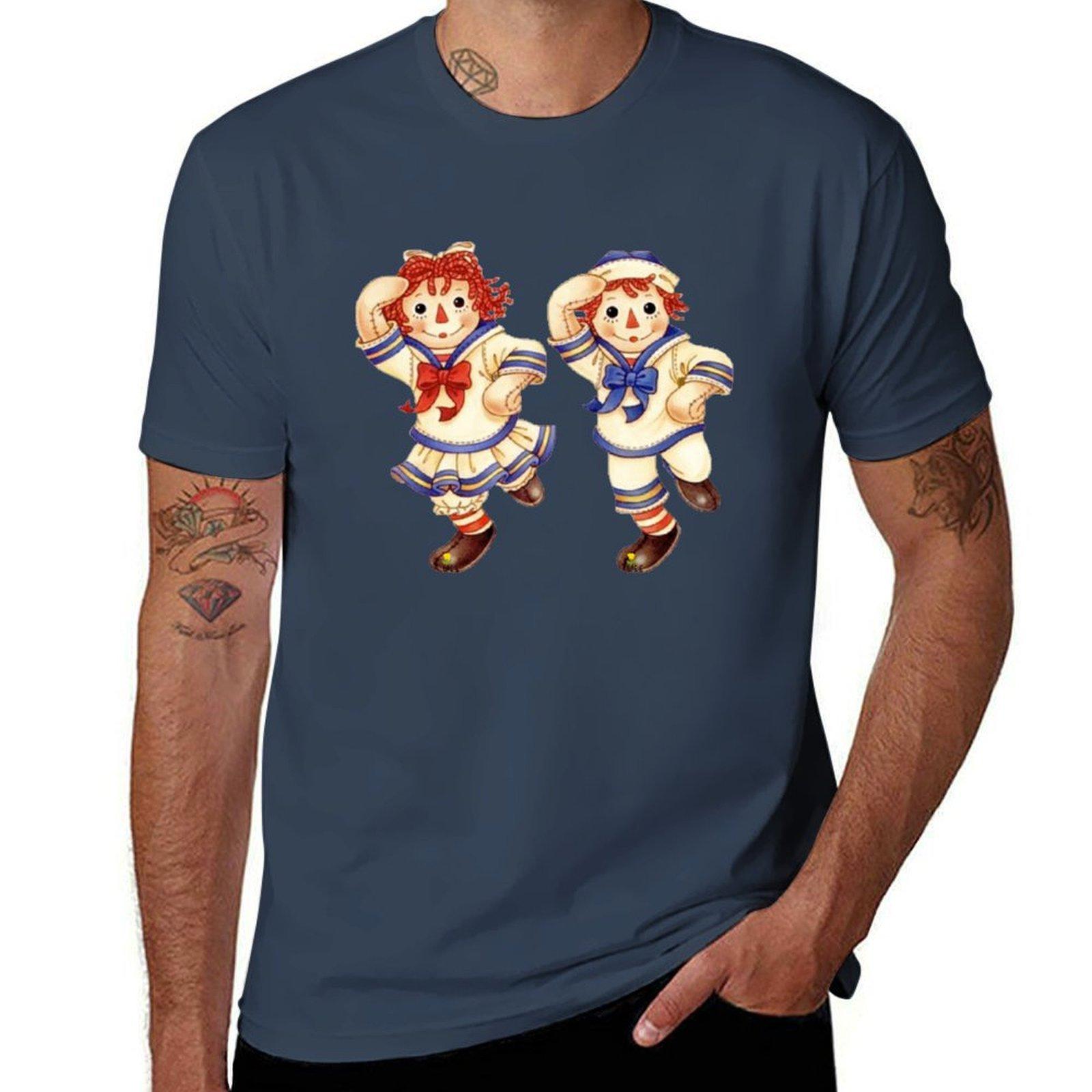 Raggedy Ann And Andy Tshirt Big And Tall Crew Neck Tee S