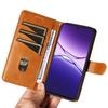 For Oppo A5 Energy 5G (China)/Oppo A5 Pro 4G (Global) Wallet Case T-Shape Lines Leather Phone Cover Stand