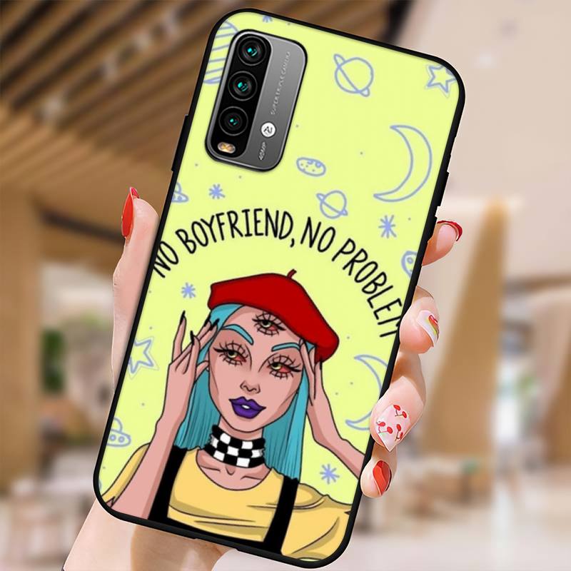 Aesthetic Devil Woman Bad Girl Phone Case For Xiaomi9 10 11PRO LITE Redmi NOTE7 8 9 10A PRO K40 Poco3 Shell