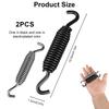 2 Pieces Universal Motorcycle Kickstand Spring Metal Sidestand Support Replacement Compatible with Harley Davidson Dyna Sportster Softail Touring