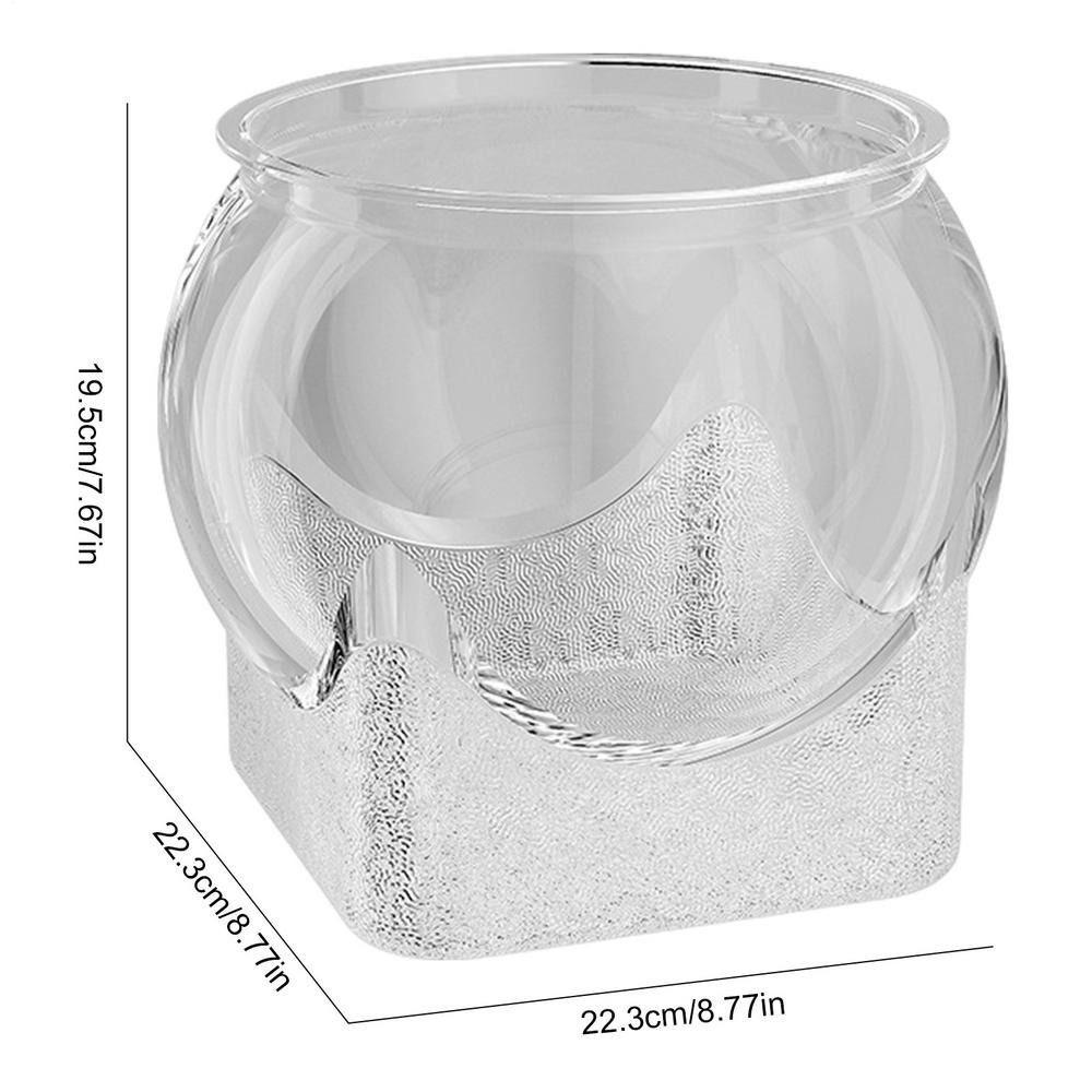 Round Desktop Aquarium Resistant Falling Ornamental Fish Decor 2025 Fish Tank