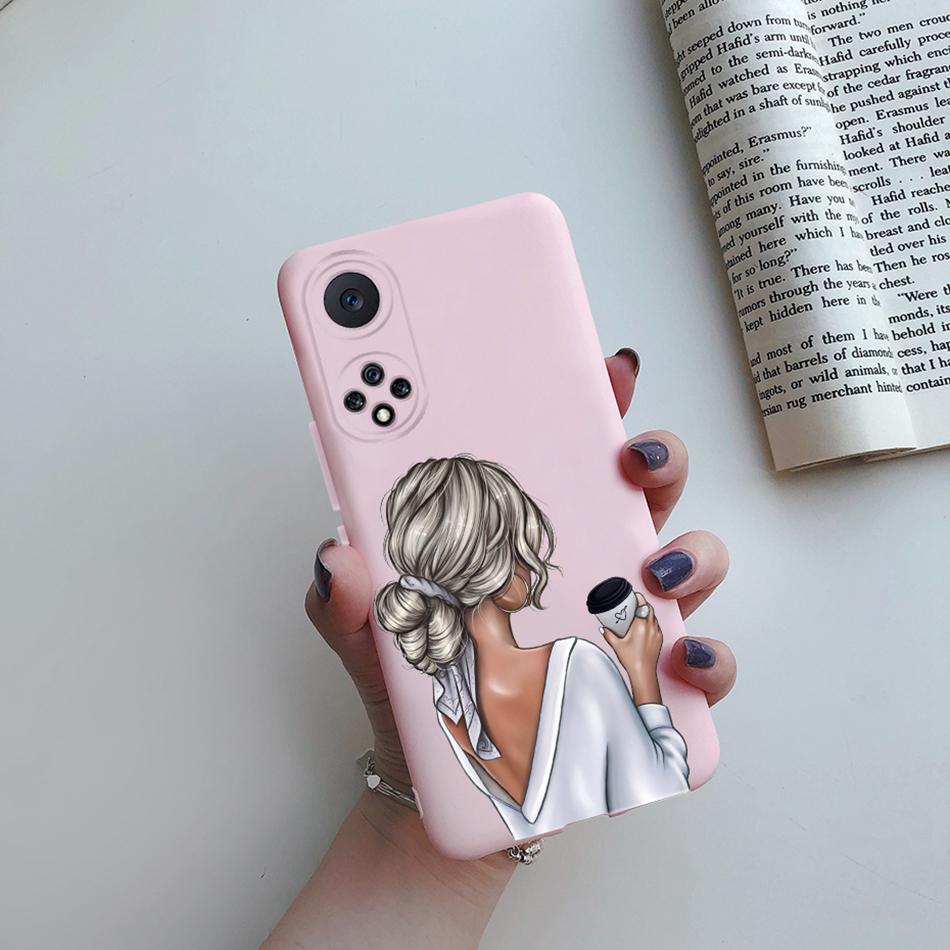 For Honor 50 Case For Huawei Honor 50 Nova 9 SE Cover Coque Super Mom Baby Fashion Girls Silicone Phone Bumper for Honor 50 Case