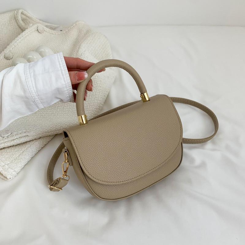Trendy Street Style Saddle Bag For Women Fashionable 2023 Summer Pu Handbag
