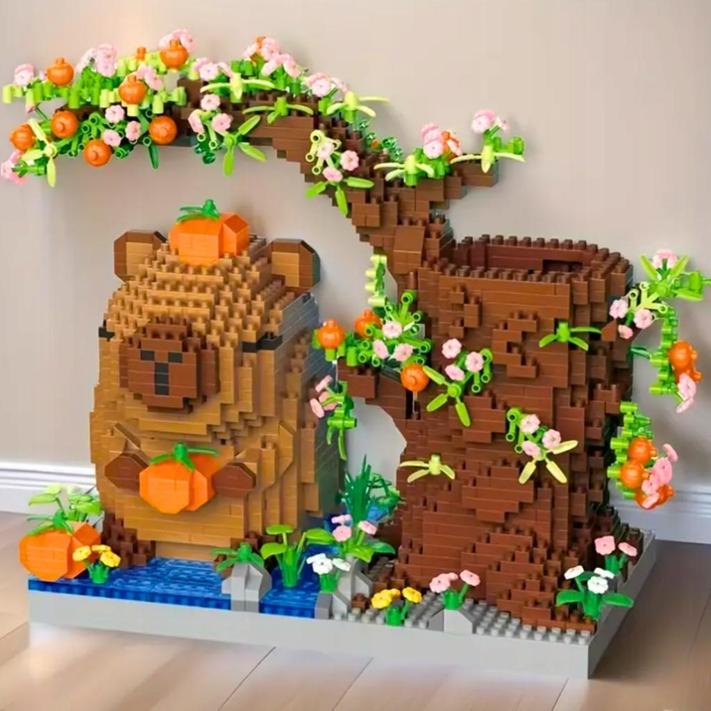 Capybara Construction Blocks Building Set For Tools Figure 1880 Pcs