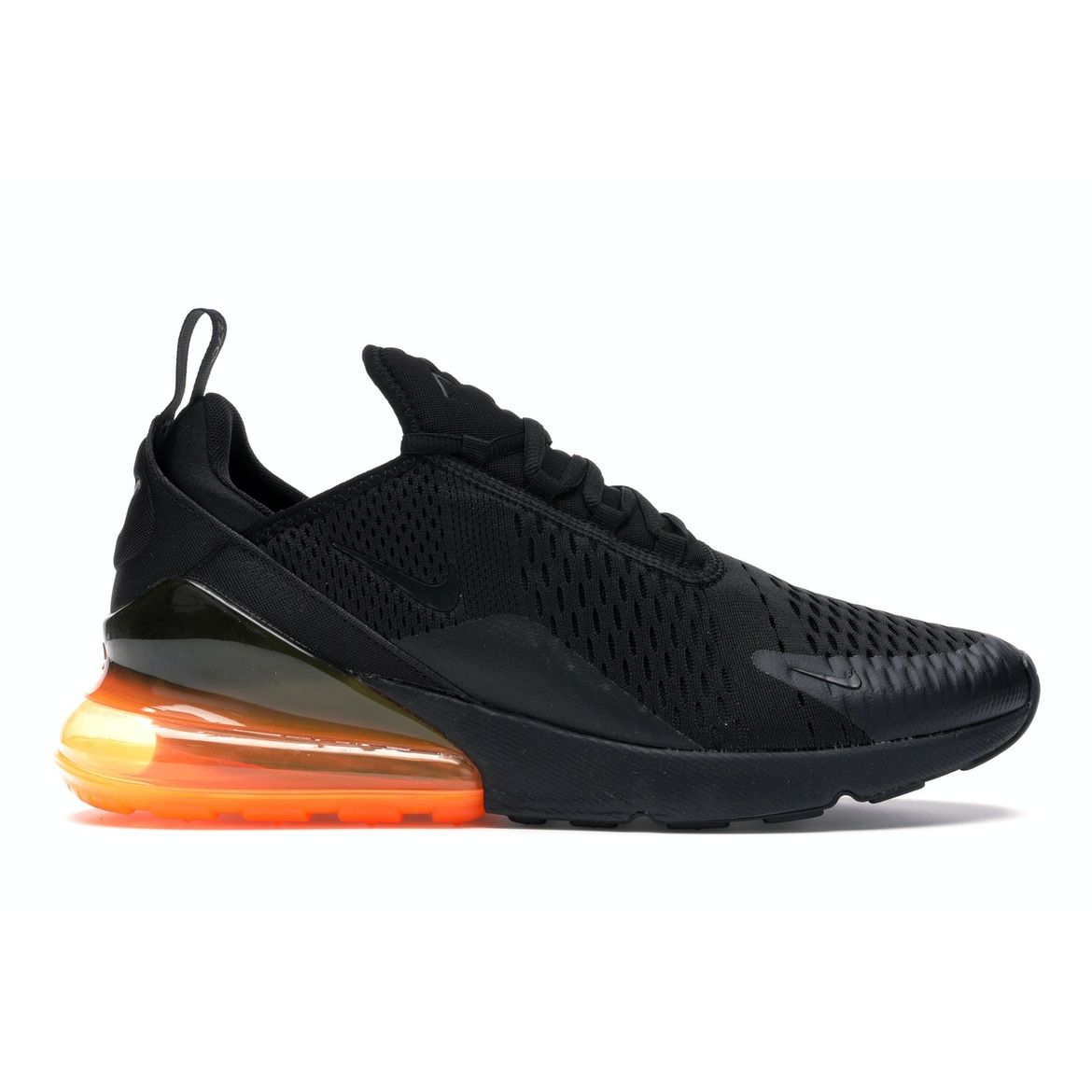 

Мужские кроссовки Nike Air Max 270 Black Orange тонально-оранжевые AH8050-008