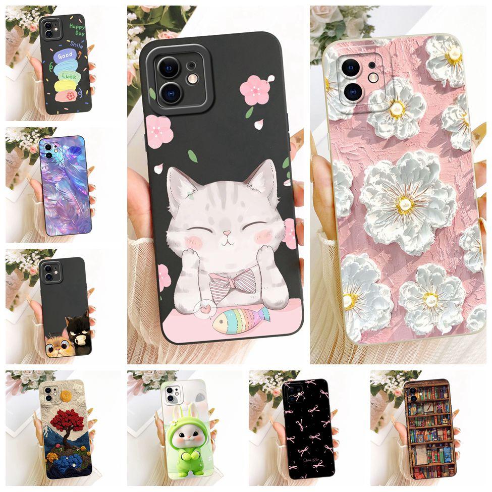 5.4'' Casing For iPhone 12 mini Case Cover Silicone Luxury Fashion Cool Kawaii Cute Painted Funda A2399 A2176 A2398 A2400