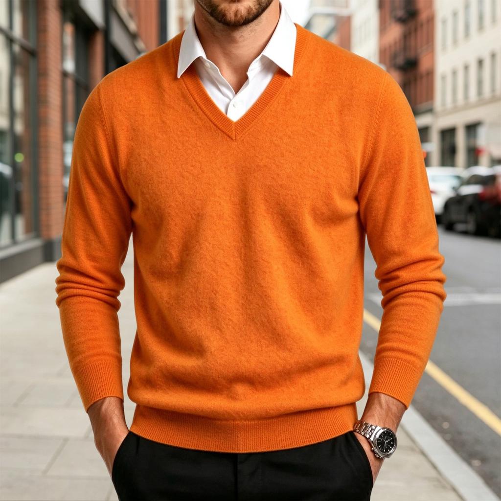 Maglione Pullover in Maglia da Uomo Autunno Inverno, Top Casual Quotidiano per Casa e Uso Esterno