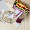 4 PCS Embroidery Hoops Frame Needlework Cross Stitch Tools Set  17/20/23/26cm