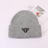 Woolen Hats for Women Triangle Marked Warm Knitted Hats for Couples  Pullover Hats Anti Cold Hats for Men  Autumn and Winter.