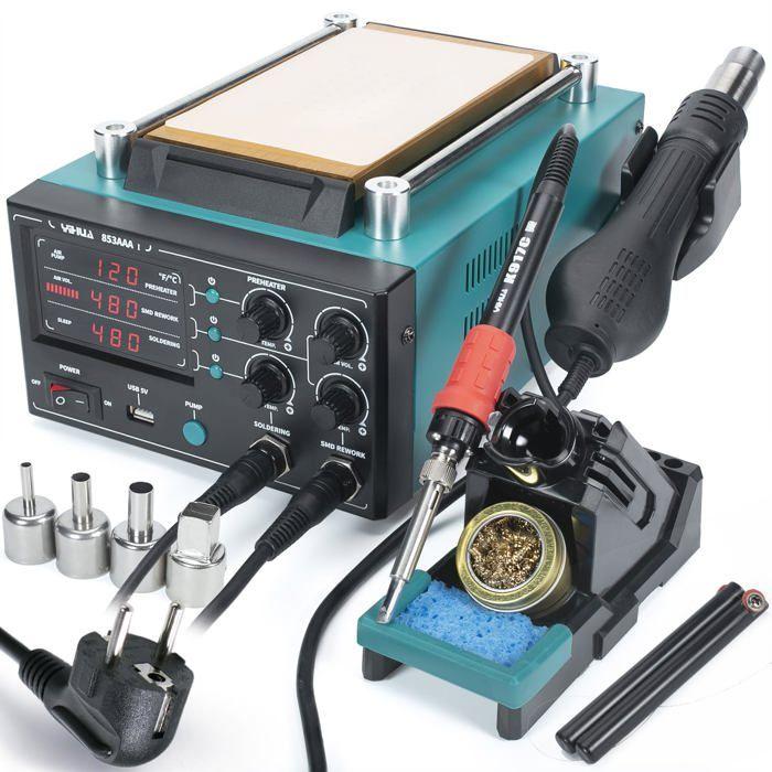 Lötkolben - YIHUA - 853AAA-I - Lötstation - Temperatur einstellbar - 12 Monate Garantie