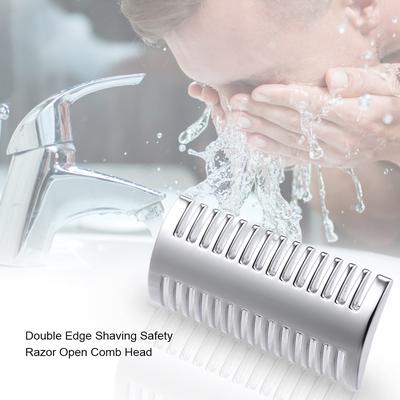 Double Edge Rasier-Sicherheitsrasierer, offener Kammkopf, männlicher Rasierhobelkopf, Rasierwerkzeug, für den Heimgebrauch