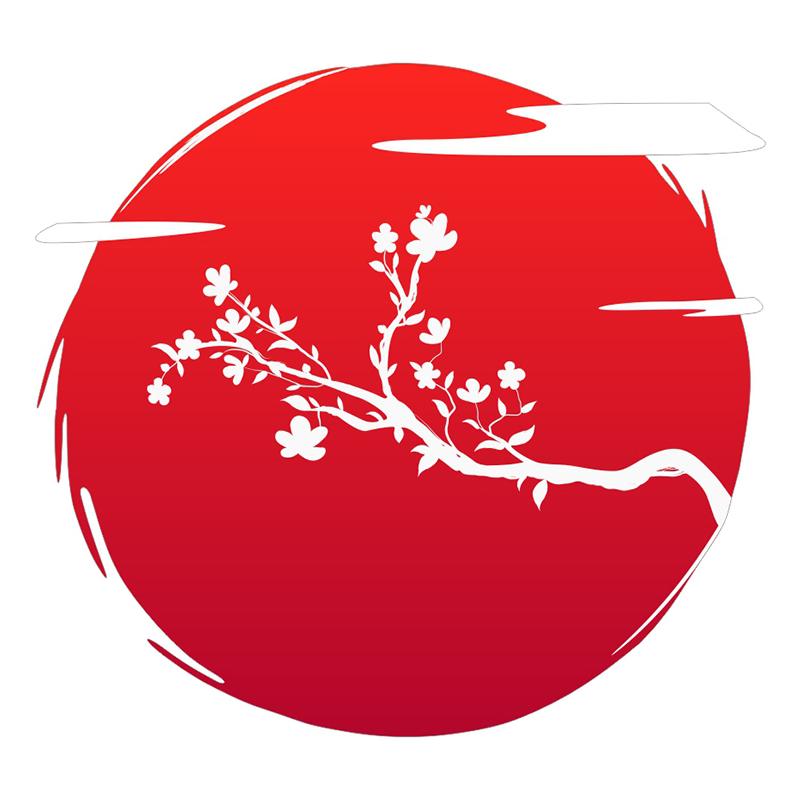 

T367 # для японского искусства с древним дизайном самурайской наклейки на автомобиль, виниловая наклейка, водонепроницаемые украшения, автомобильные наклейки H-15cm-Longest Side