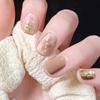 24 Stück Mandel Französische Press-On Nägel Abnehmbar Vollabdeckung Ballerina Falsche Nagelspitzen Für Damen Mädchen