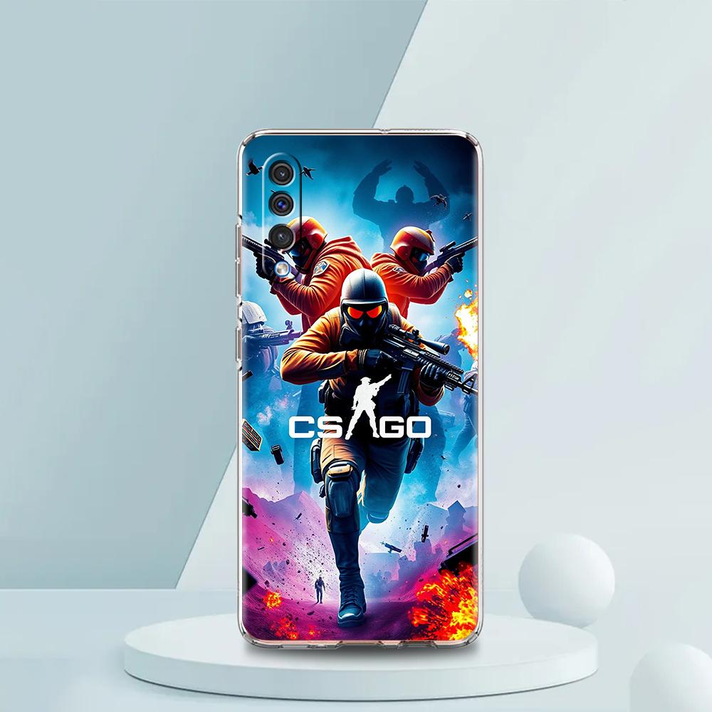 Counter Strike CS GO Hot Game Transparent Phone Case for Samsung Galaxy A16 A14 A12 A22 A24 A42 A02 A03S A06 A30 A40 Soft Cover