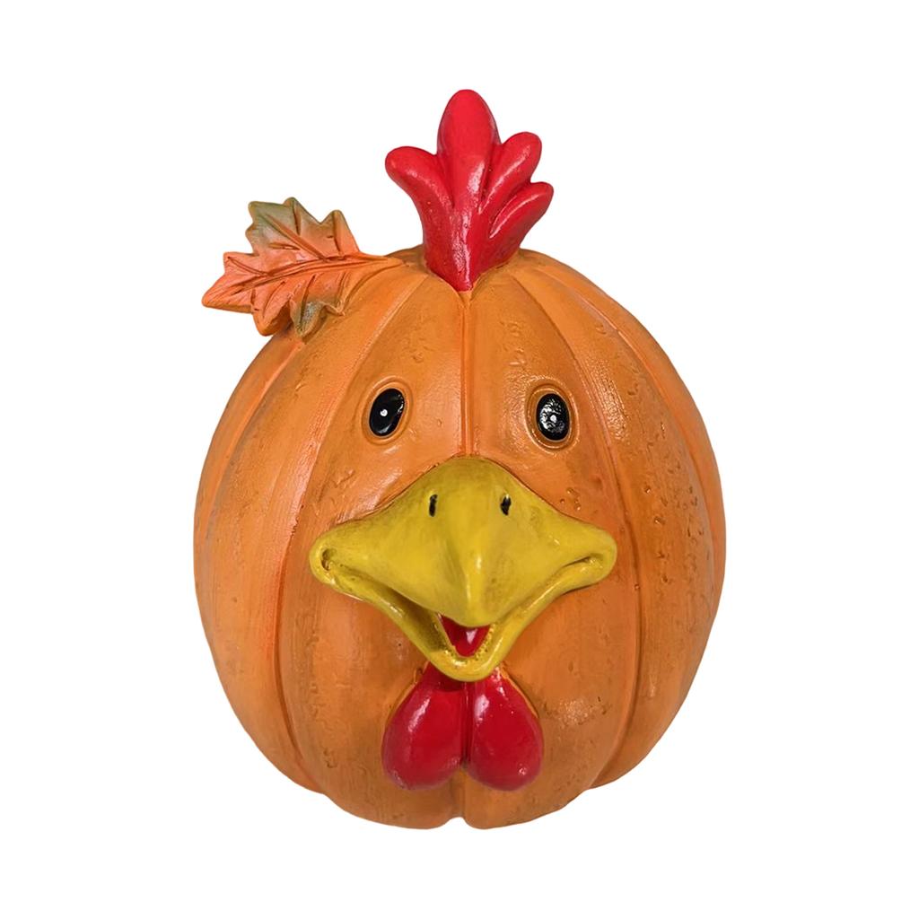 Farm Animal Pumpkin Statues, Resin Ornaments, Home Desktop Decorations, Holiday Decorations
