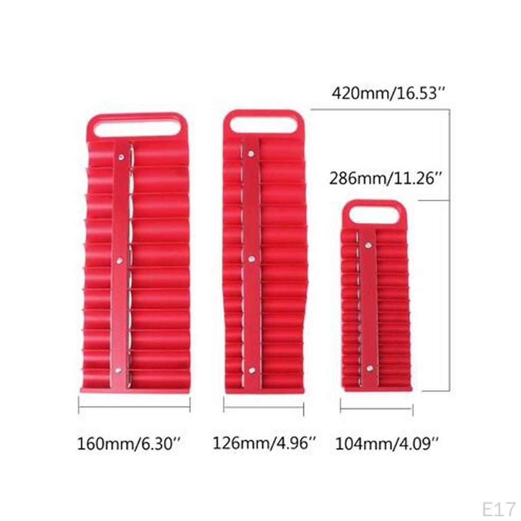 Socket Holder Tray Drive Metric Organizer Rail Rack