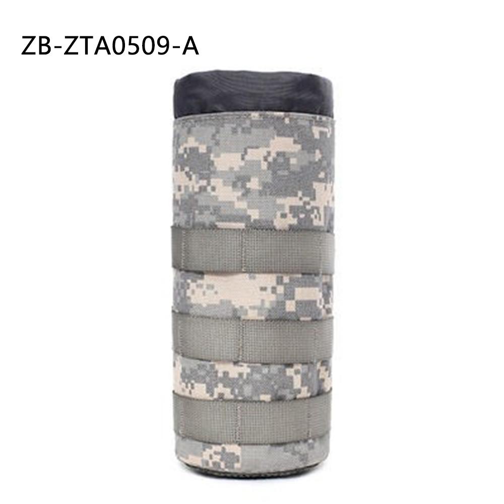 New Black Oxford Fabric Tactical MOLLE Water Bottle Pouch Bag For Hiking Jogging