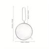 1pc Kitchen cleaning net, oil separation, grease removal, flour screening, wide edge oil grid, commercial stainless steel strain