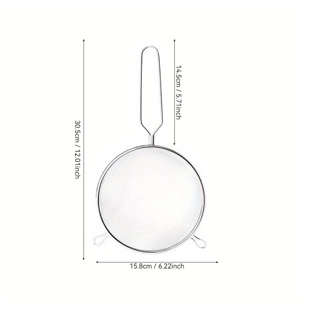 1pc Kitchen cleaning net, oil separation, grease removal, flour screening, wide edge oil grid, commercial stainless steel strain