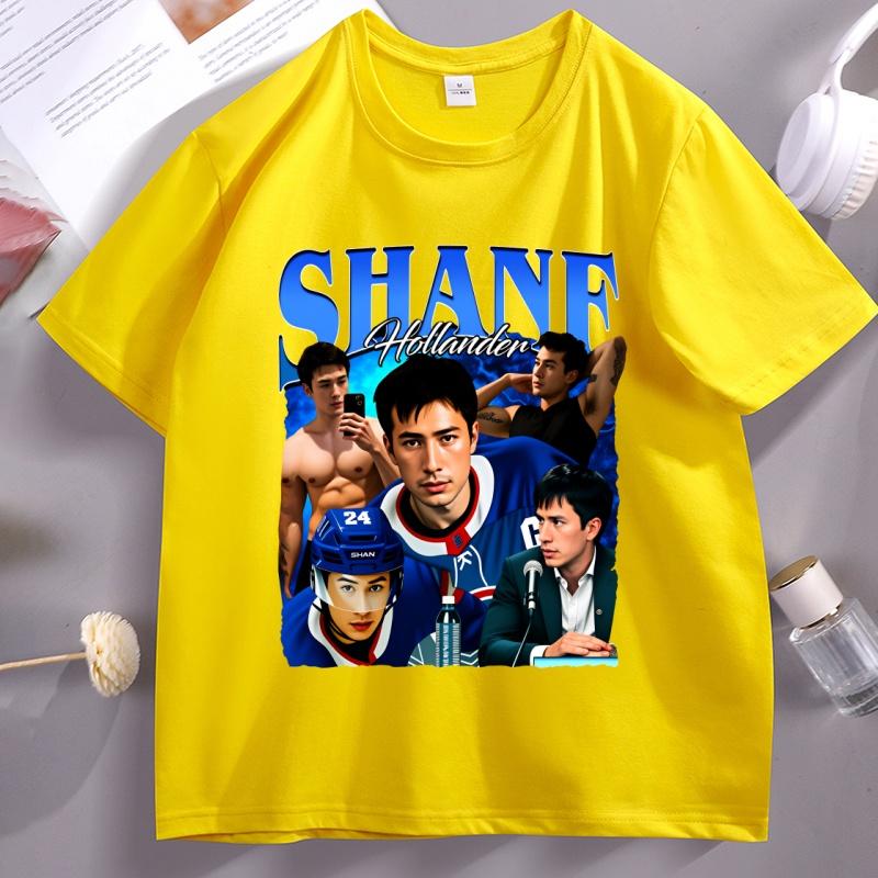Connor Storrie Ilya Rozanov 90s Graphic T Shirts Hirt Heated Rivalry TV Series Hockey Tops Fashion Harajuku Kawaii T-shirt