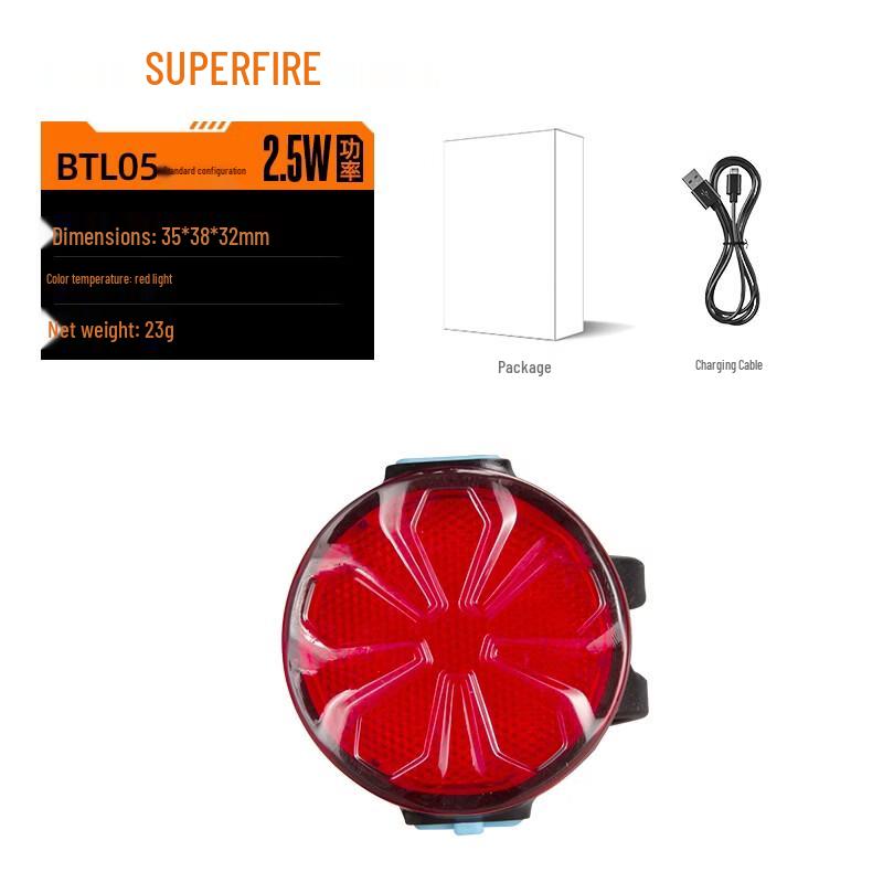 

SupFire BTL05 Rechargeable Bicycle Taillight (2-Pack)