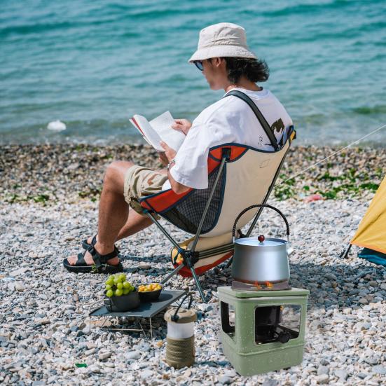 Portable Kerosene Stove Lightweight 10-Wicks Camp Stove Heater Outdoor Cooking BBQ Picnic Camping Hiking