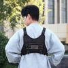 Fashion Black Chest Bag Waterproof Oxford Hip-Hop Street Bag Breathable Sports Backpack Sports