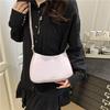 Korean Version Niche Underarm Bag Women's 2025 New Trendy Versatile Chain Shoulder Messenger Bag Texture Foreign Style Saddle Bag