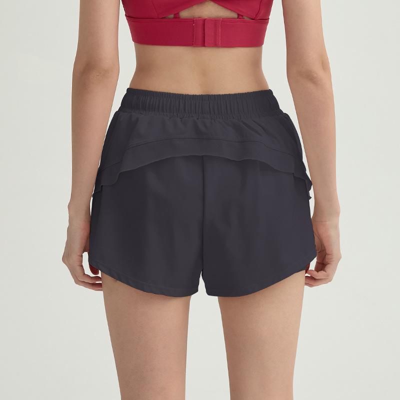 2024 Summer Loose Fit Lined Running & Yoga Shorts - Two-Piece Look
