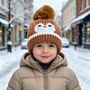 Dongxin Men's and Children's Thermal Hats Cute Wool Hats Thickened Thermal Ear Protectors Knitted Wool Hats