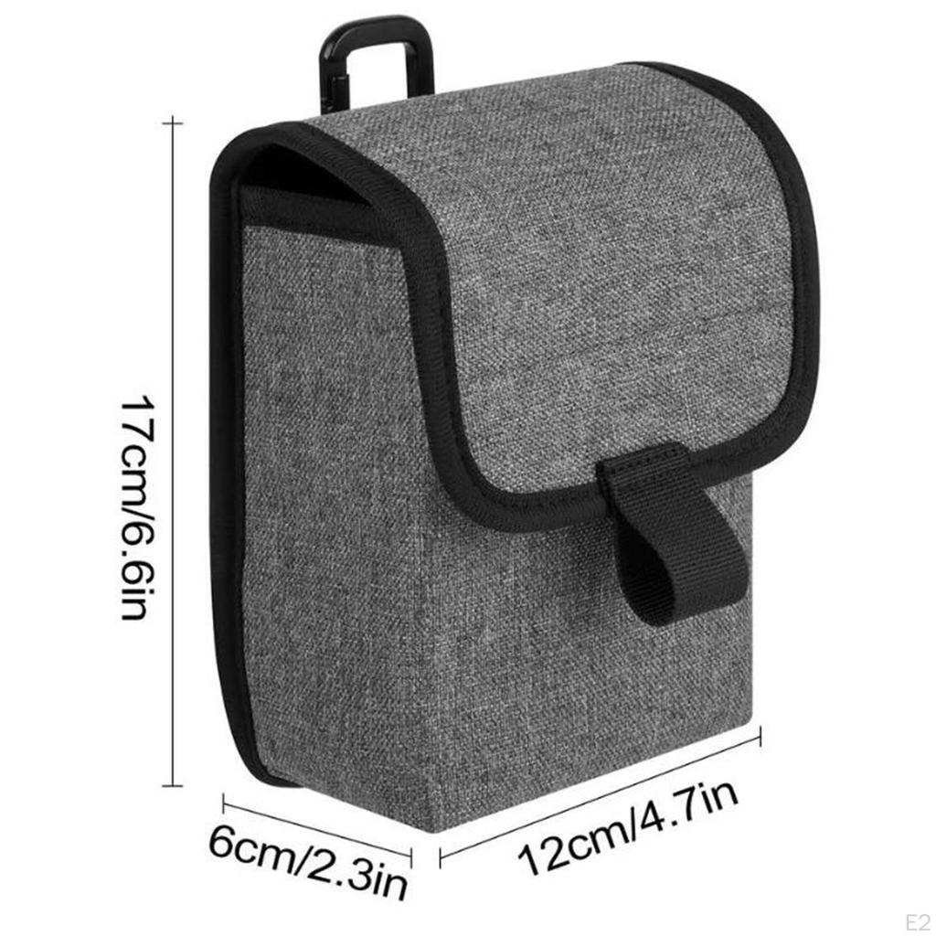 Golf Range Finder Case Small Pouch with Carabiner Clip Water Resistant Carry