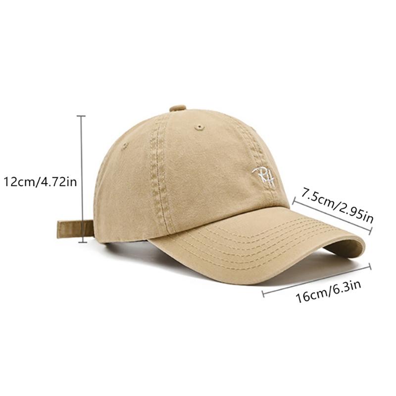 1Pcs Simple Letter Baseball Cap Adult Adjustable Breathable Cotton Sports Casual Hat Fashion All-Match Visor