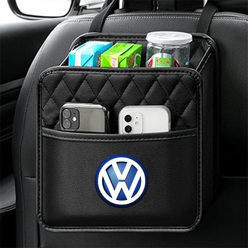 For Volkswagen  A1 Car Back Seat Organizer Hanging Automatic Storage Pocket for Volkswagen VW RLINE GOLF POLO PASSAT B5 Beetle Tiguan T-ROC Touareg