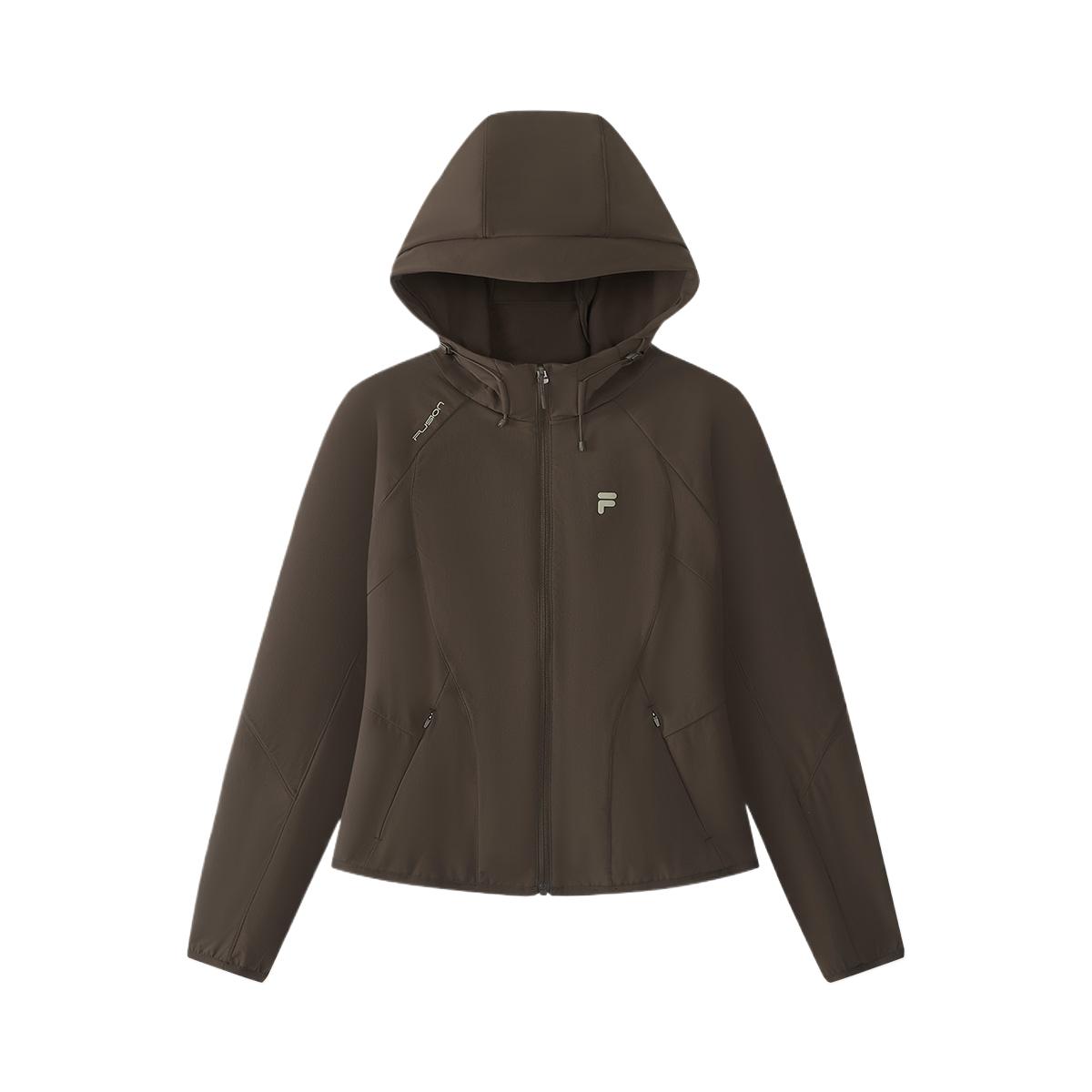 FILA Urban Tech Long Sleeve Hooded Solid Jacket Women jackets T11W611701F-BN S