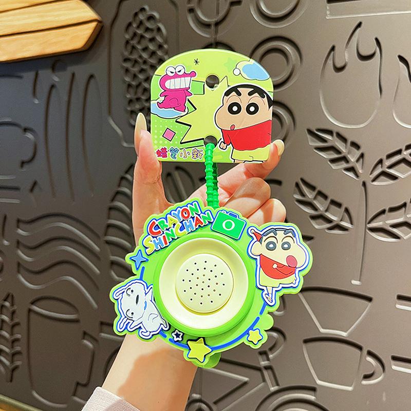 

Xiaoxin Cute Speaker Recorder Keychain Female Cute Cartoon Creative Toy School Bag Pendant Small Gift зелёный