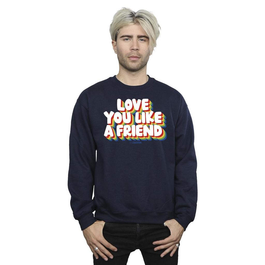 Netflix Mens Sex Education Love Like A Friend Sweatshirt