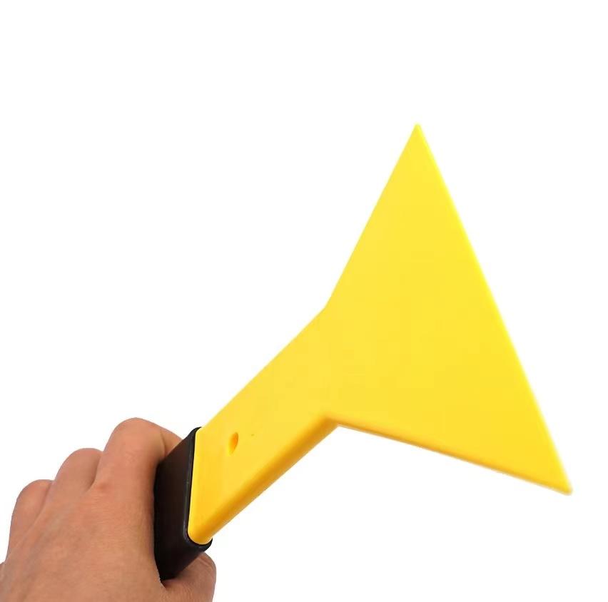 KTM 32 cm * 15 cm lange Auto-Vinylfolie mit Griff, Rakel, Fenstertönungsaufkleber, Kunststoffschaber, Haushaltsglasreinigung, Kleberfilm-Entferner-Werkzeug