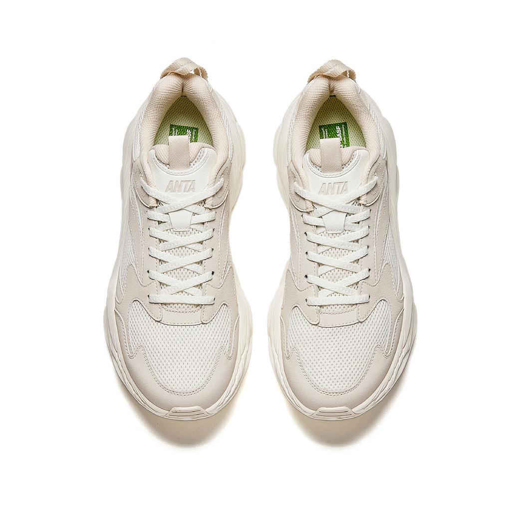 Anta Chenge Retro Trend Thick Sole Versatile Height Increasing Lightweight Breathable Wear Resistant Low Top Casual Shoes Men Sneaker 912548832-2
