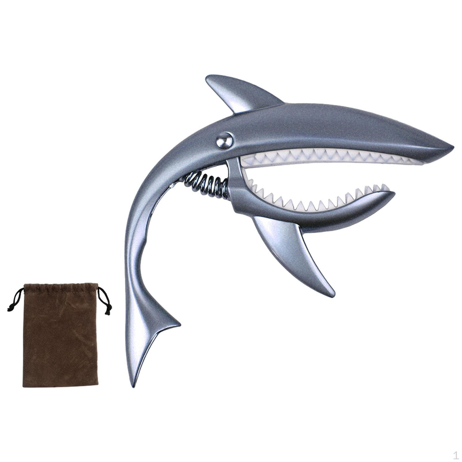 

Каподастр для гитары милой формы с чехлом для хранения, цинковый сплав, тональный зажим, пружина для акустической бас-гитары matte silver