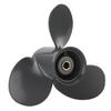 Outboard Propeller 3 Blades Aluminum Alloy Copper Outboard Replacement for Outboard 8‑20HP