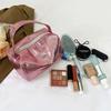 Portable Travel Toiletry Bag Flashy High-value Large-capacity Cosmetics Lipstick Storage Bag Handbag
