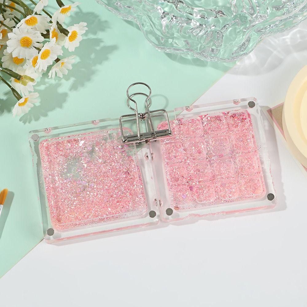 Magnetic Watercolor Paint Palette Acrylic Empty Paint Box Portable Paint Pigment Box  Travel