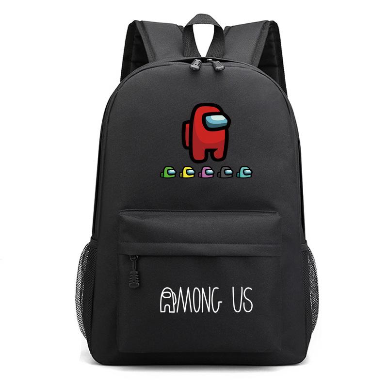 Spellen Among Us Ruimte Weerwolf Sterrenhemel Student Schooltas Patroon Rugzak Grote Capaciteit one size fits all