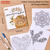 Shuttle Art Metallic Marker Set with Adult Coloring for Photo Handmade New and Surfaces Such As and Perfect for Comics and Crafts Pens, 30-Color Book,