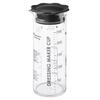 &NE Dressing Maker Cup, Nikii Clear, 250ml, Made In Japan, Homemade Dressing Container, Bottle, Simply Add and Mix, Measuring Cup, Recipe Included,