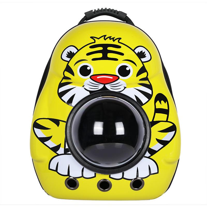 Cat Bag Dog Backpack Transparent Large-capacity Shoulder Portable Pet Bag Going Out Space Capsule Pet Supplies