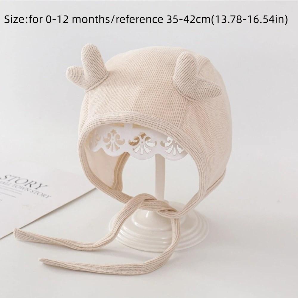 Infant Fashion Adorable Design Hat Ear Protection Headwear Newborn Headwear Cute Style Children's Accessories Boys Wear