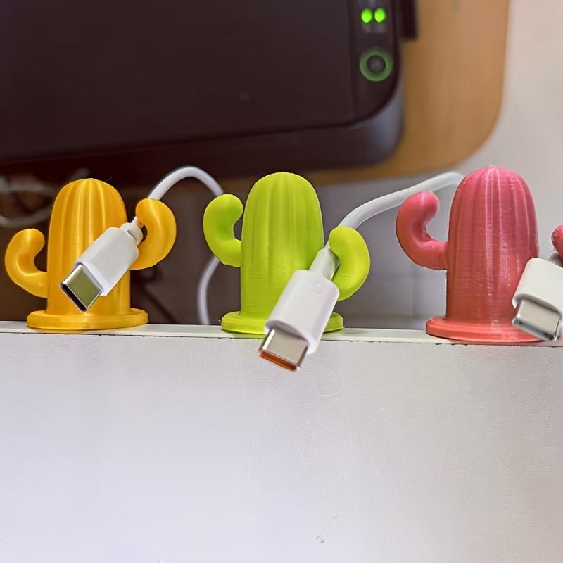 2pcs Multifunctional Desktop Wire Organizer with Hooks, Suitable for Securing Mouse Cables, Headphone Wires,  Data Cables