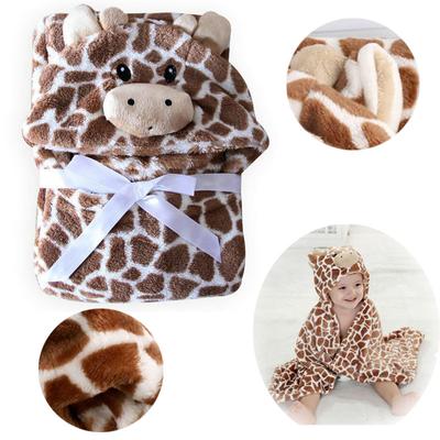 Asciugamano da bagno per neonate e bambine, accappatoio con cappuccio per bambini, in pile con cappuccio per bambini